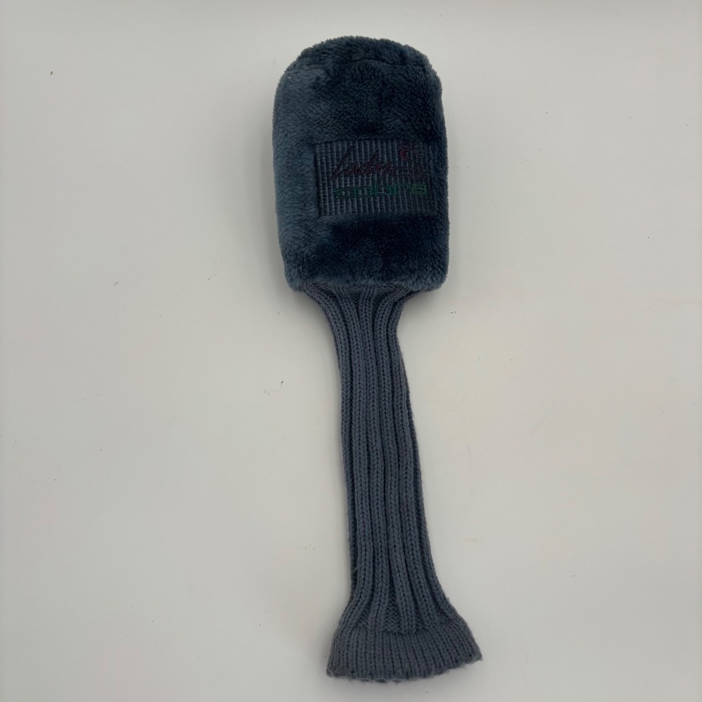 Lady Cobra Golf Headcover Womens OS Blue Excellent Vintage 5 Wood Knit‎ Faux Fur